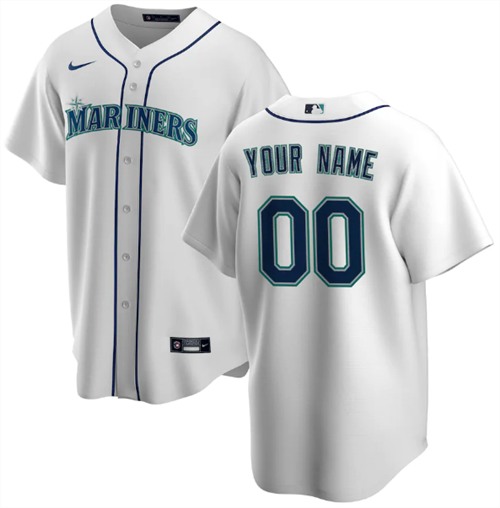 Men's Seattle Mariners ACTIVE PLAYER Custom Stitched Jersey